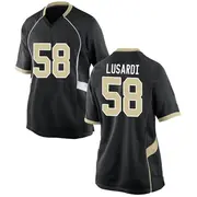 Game Women's Matthew Lusardi Wake Forest Demon Deacons Black Football College Jersey