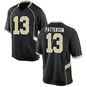 Game Youth Davaughn Patterson Wake Forest Demon Deacons Black Football College Jersey